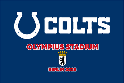 Indianapolis Colts Berlin Game Flag