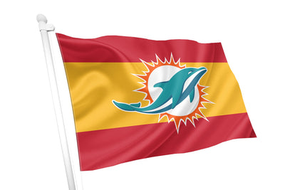 Miami Dolphins Spain Flag
