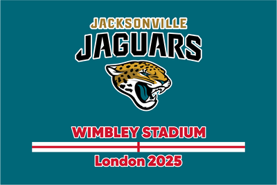 Jacksonville Jaguars London Game Flag