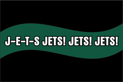 New York Jets Chant Flag