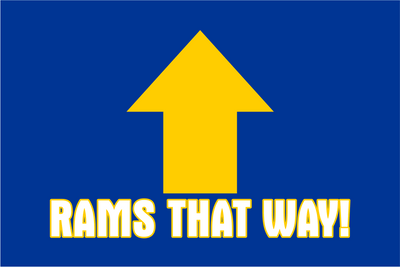 Los Angeles Rams Chant Flag