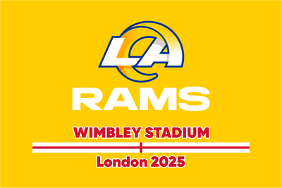 Los Angeles Rams London Game Flag
