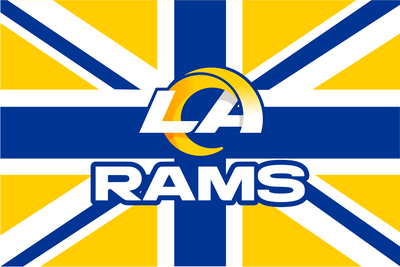 Los Angeles Rams UK Flag