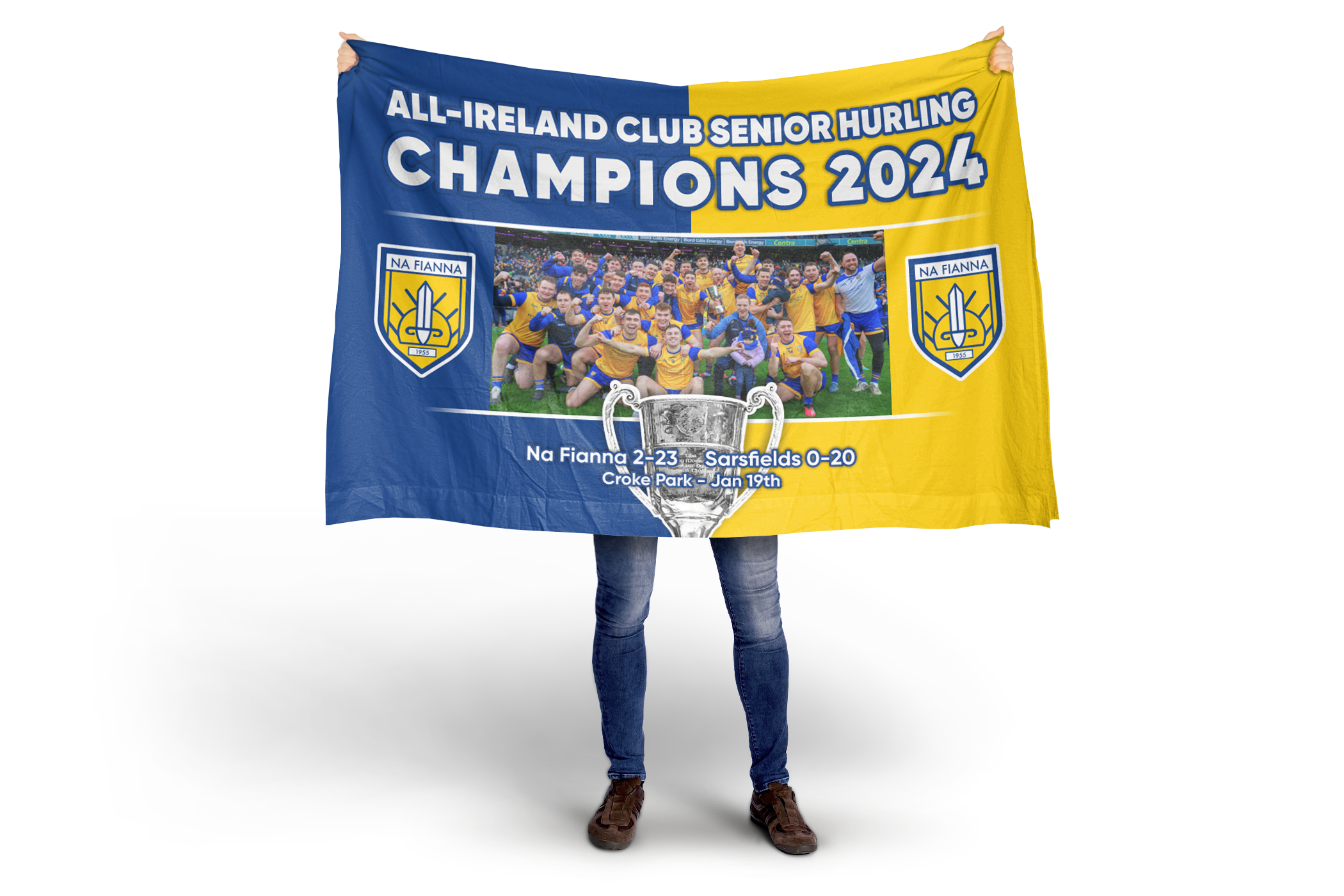 Club Flags Design Na Fianna Hurling Champions Flag - Made in Dublin - Shipped Worldwide ...