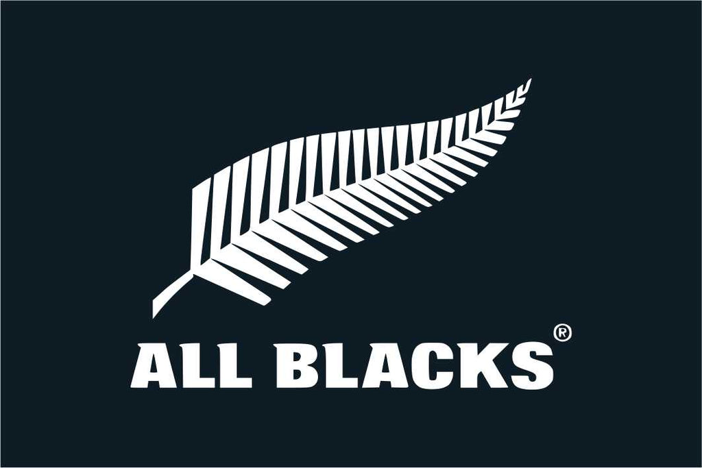 New Zealand Rugby Crested Flag - The All Blacks