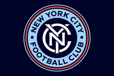 New York City Football Club logo on a dark blue background