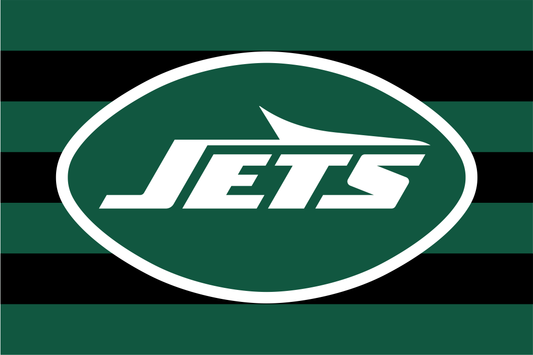 New York Jets Striped Flag