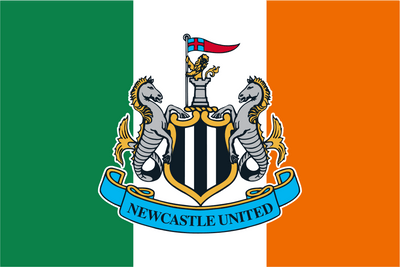 Newcastle United Irish Supporters Flag