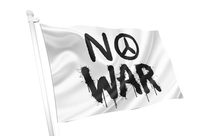 No War White Flag