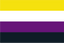 Nonbinary Pride Handwaver Flag