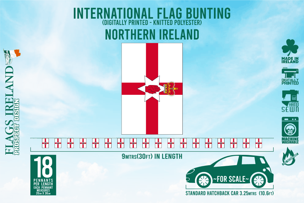 Northern Ireland Flag Bunting
