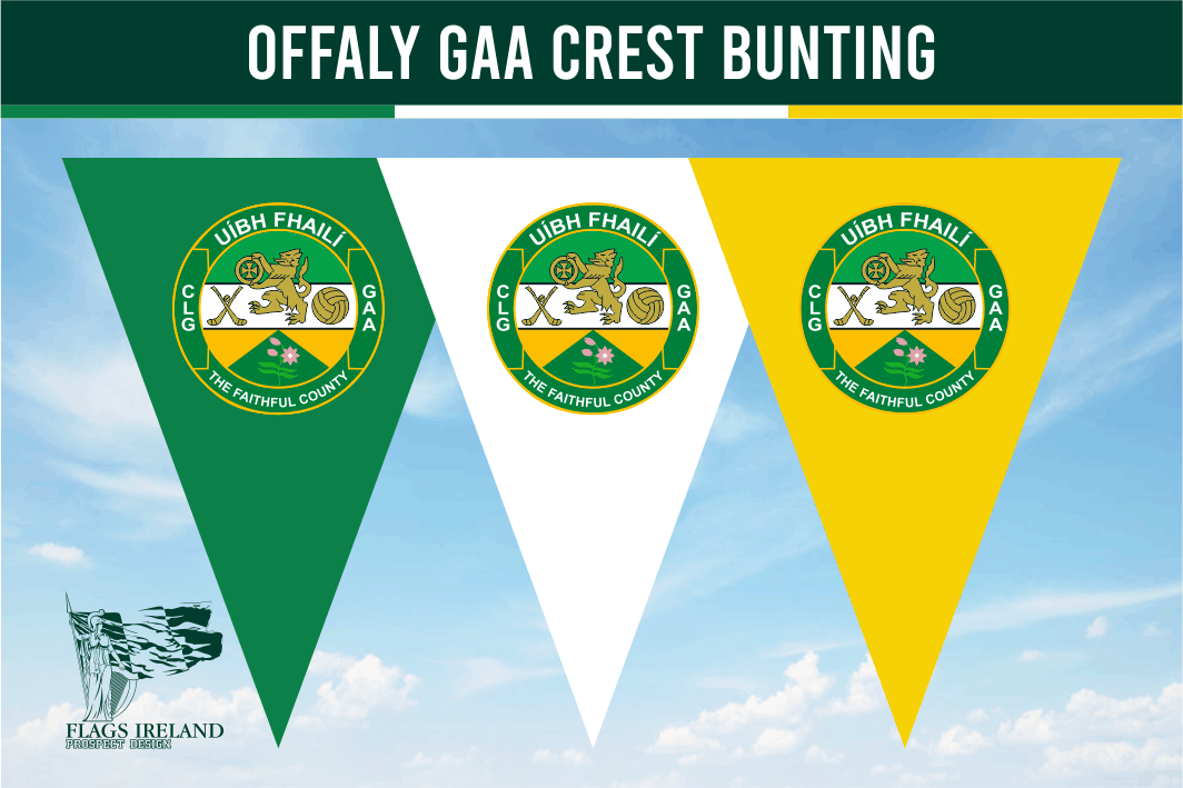 Offaly GAA Crest Bunting