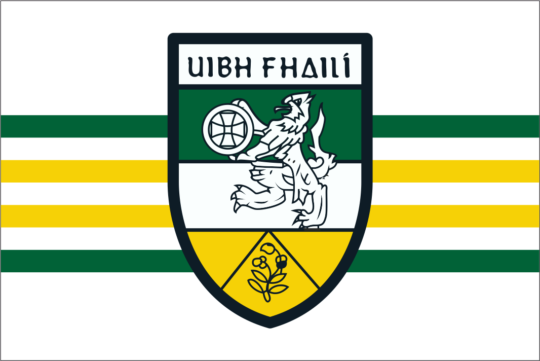 Offaly Retro GAA Supporter Flag – Flags Ireland Prospect Design