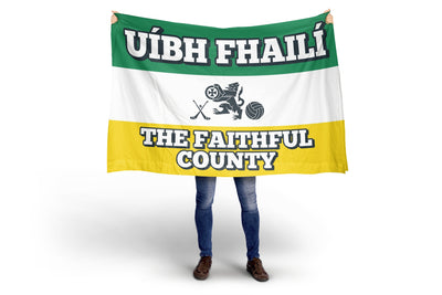 Offaly ''Uíbh Fhailí - The Faithful County'' GAA Supporter Flag
