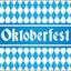 Oktoberfest Blue & White Flag