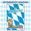 Oktoberfest-Wimpelkette mit Text und Symbol, rechteckig