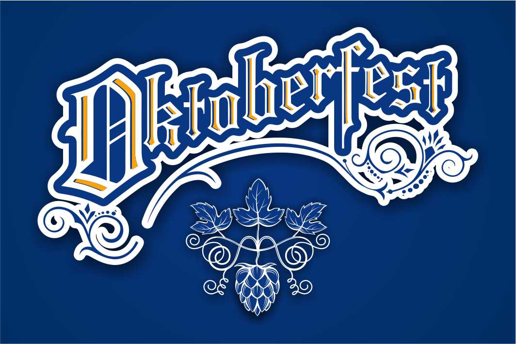 Oktoberfest Dark Blue Flag