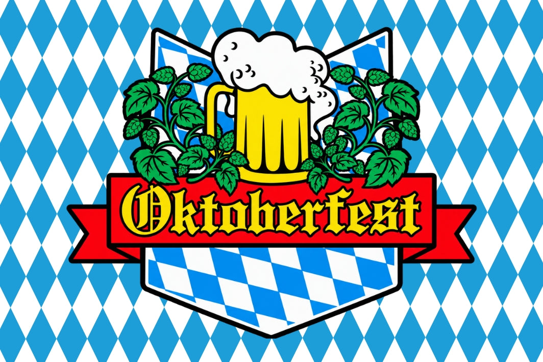 Oktoberfest & Bavarian Crest Flag
