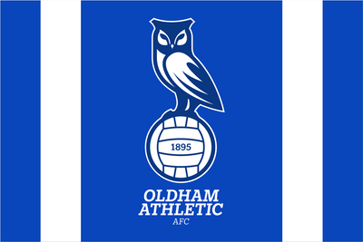 Oldham Athletic Association Football Club Flag