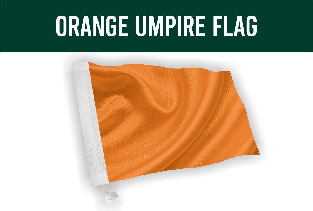 Orange Umpire Flag