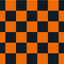 Orange & Black Chequered Handwaver Flag