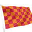 Orange & Red Chequered Flag