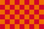 Orange & Red Chequered Handwaver Flag