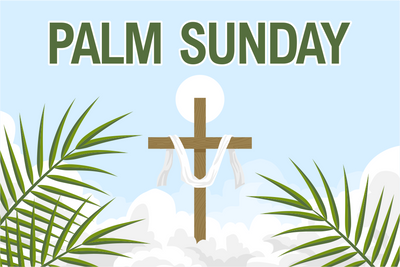 Palm Sunday Flag