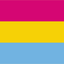 Flagge des pansexuellen Stolzes