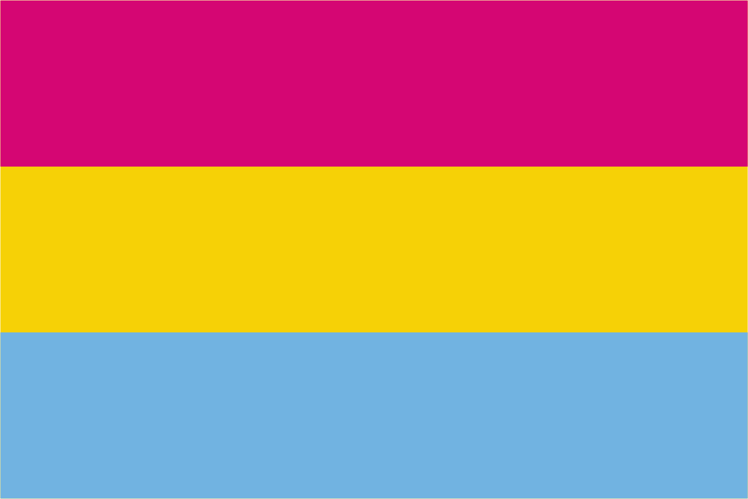 Flagge des pansexuellen Stolzes