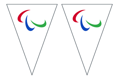 Paralympic Triangle Pennant Bunting