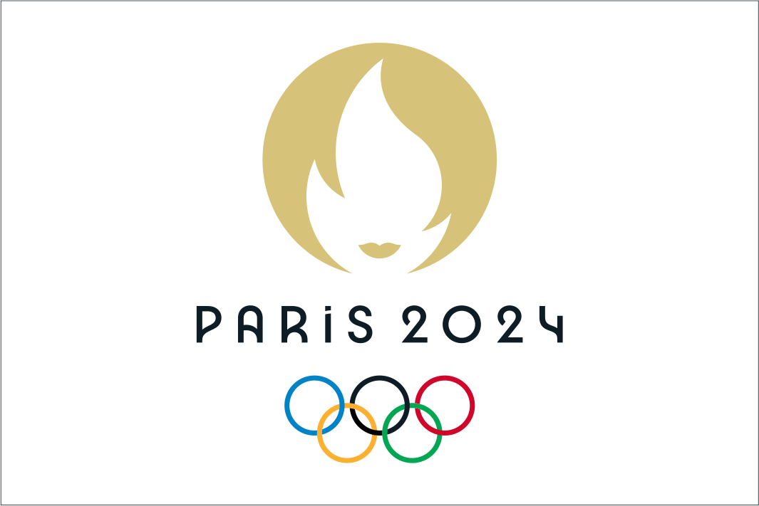 Paris Olympic Logo Flag