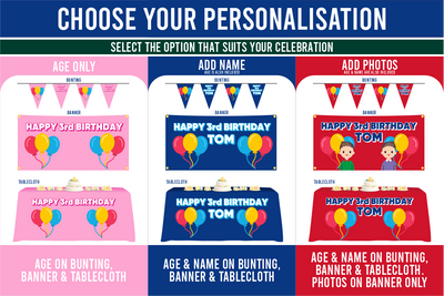 Personalisierte Tischdecke