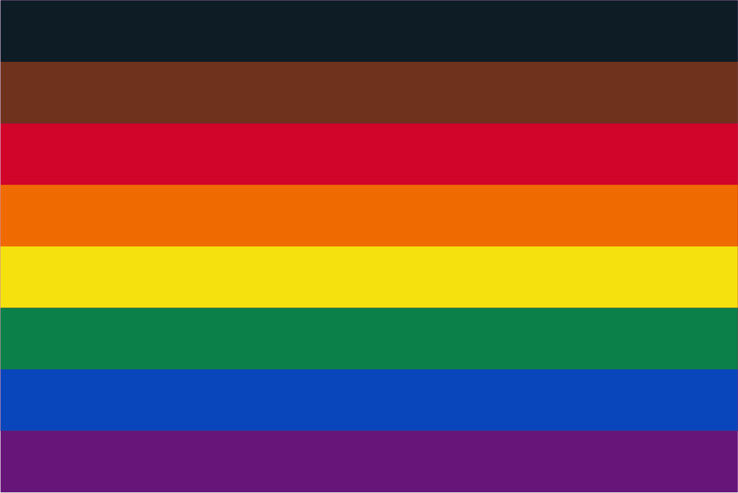 Philadelphia Pride Hand Waver Flag