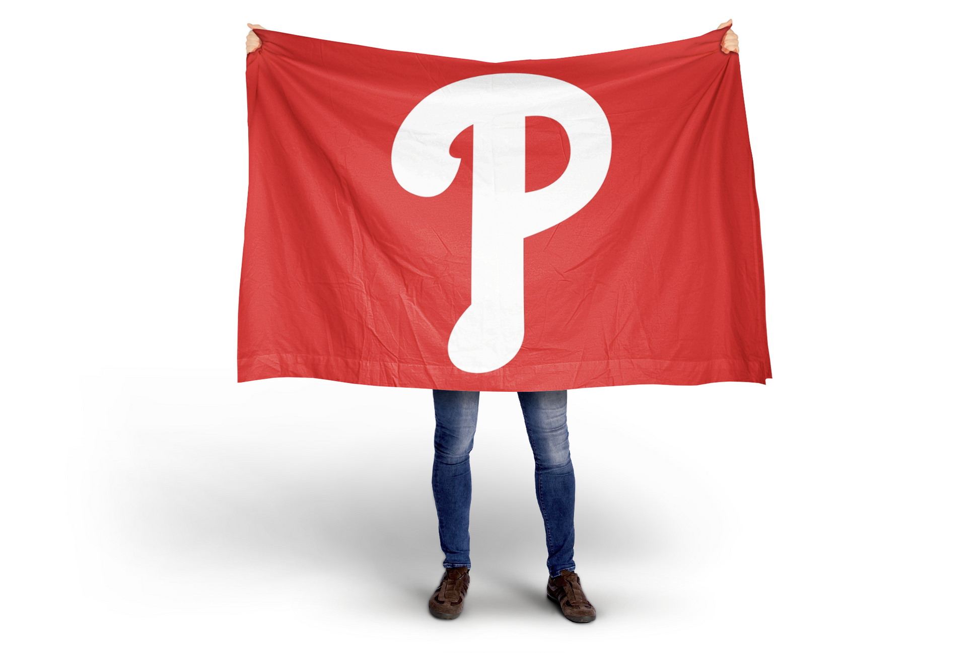 Philadelphia Phillies with P on a red background flag