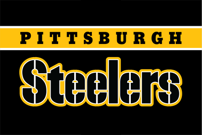 Pittsburgh Steelers Black Flag