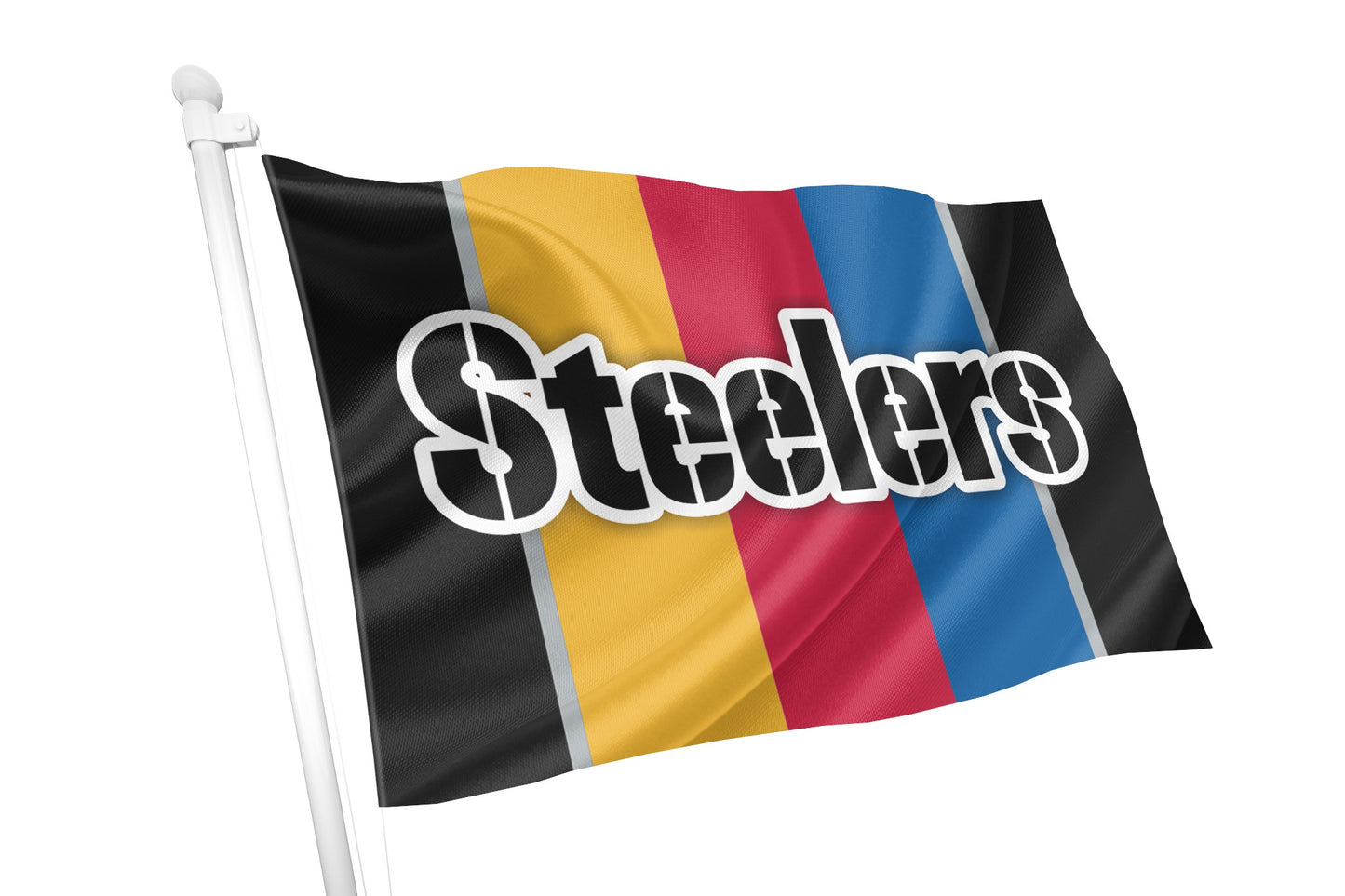 Pittsburgh Steelers Striped Flag