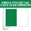 Plain & Colour Combination Corner & Pitch Side Flags