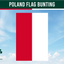 Poland Flag Bunting