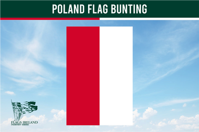 Wimpelkette mit polnischer Flagge