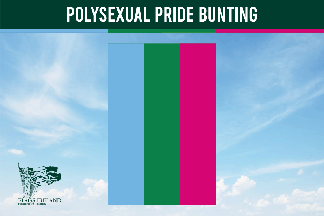 Polysexual Pride Bunting