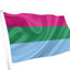 Flagge des polysexuellen Stolzes