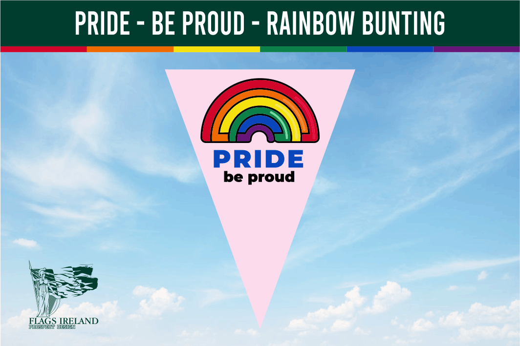 Pride - Be Proud Rainbow Bunting