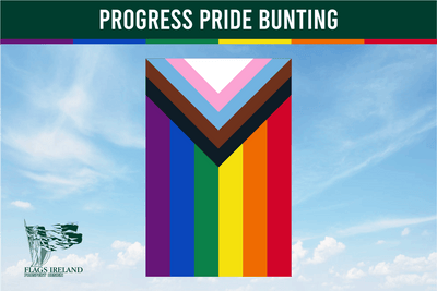 Progress Pride (Modern Pride) Flaggen-Wimpelkette