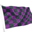 Purple & Black Chequered Flag