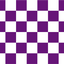 Purple & White Chequered Flag