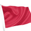 Bandeira de cor vermelha