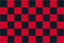 Red & Black Chequered Handwaver Flag