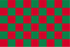 Red & Green Chequered Handwaver Flag