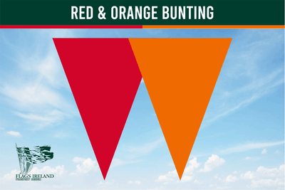 Red & Orange Colour Bunting